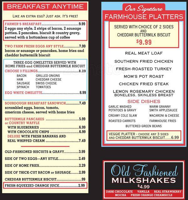 Red Tractor Cafe Menu, Menu for Red Tractor Cafe, Dublin, Dublin