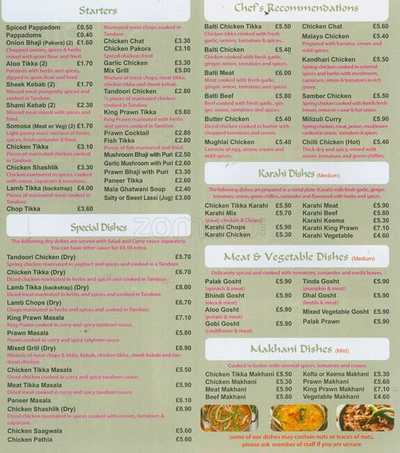 Kakoli Menu, Menu for Kakoli, Droylsden, Manchester Zomato UK