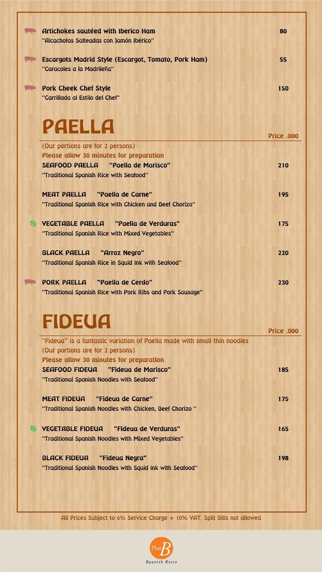 Carta del restaurante Kuppa Thai Resto, Yakarta, Plaza Indonesia