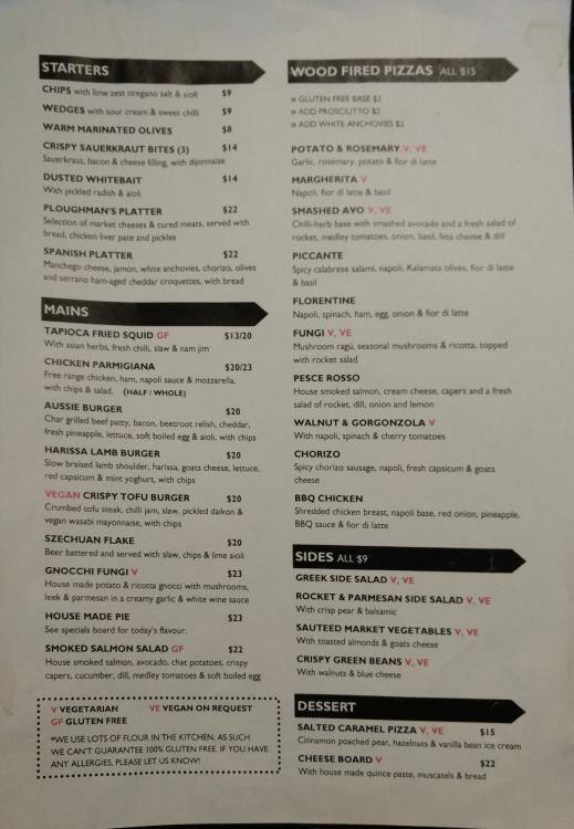 Cherry Tree Hotel Menu, Menu untuk Cherry Tree Hotel, Richmond