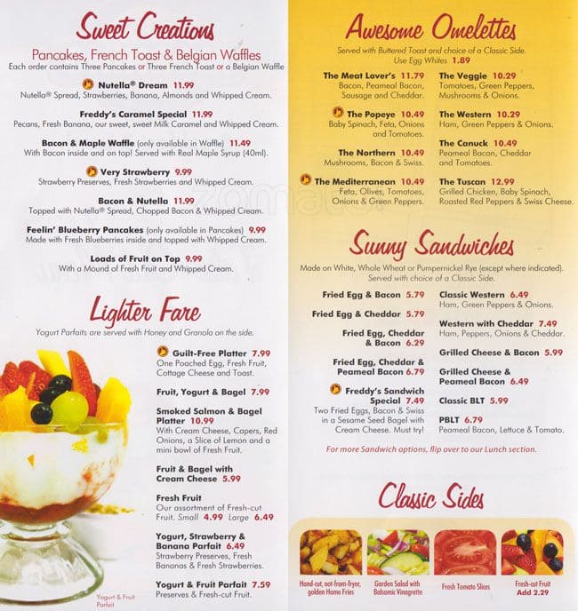 Sunny Morning Menu, Menu for Sunny Morning, Yonge & St. Clair, Toronto ...