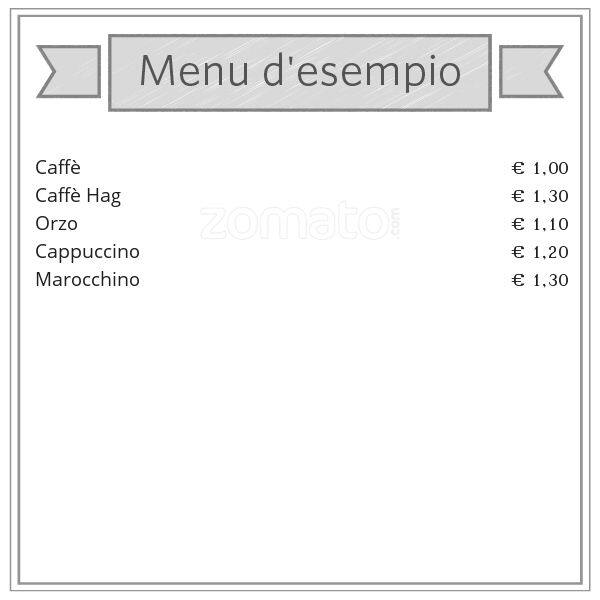 Menu di Bar Piceno 
