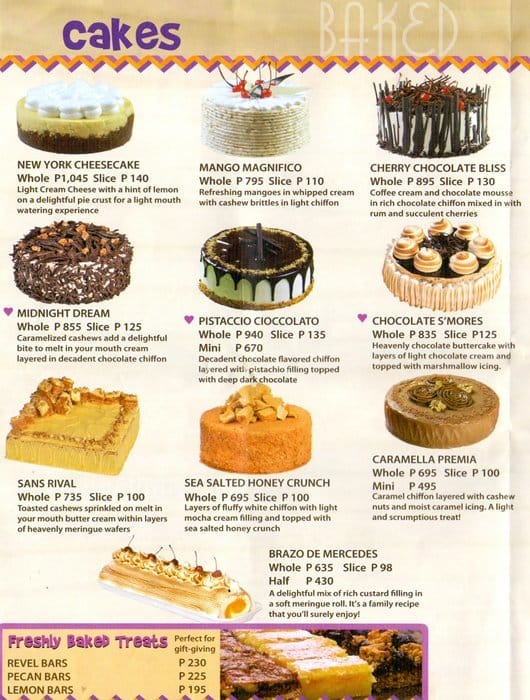 Caramia Menu, Menu for Caramia, Tomas Morato, Quezon City Zomato