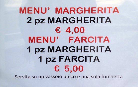 Menu di Gnam Gnam 