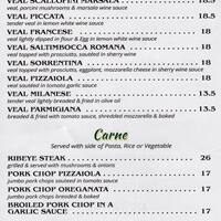 Vinny S Of Carroll Gardens Menu