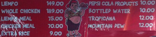 Botoy's menu