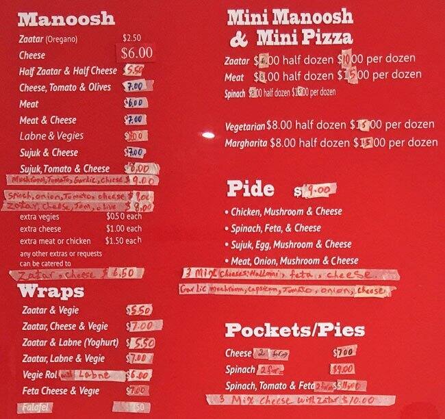 Le Sands Pizzeria Menu, Menu for Le Sands Pizzeria, BrightonLeSands