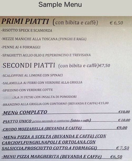 Menu di Morgana 