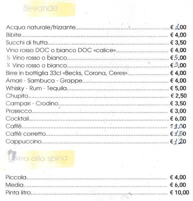 Menu di Post It 
