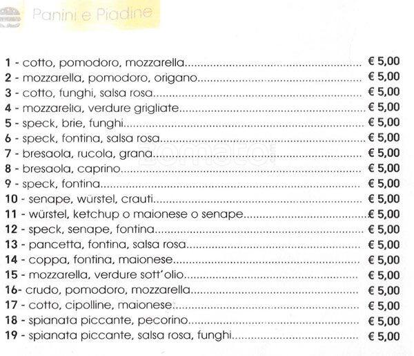 Menu di Post It 