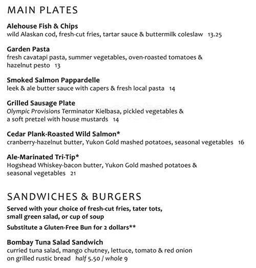 John Barleycorns a Tigard Foto del Menu con Prezzi Urbanspoon/Zomato