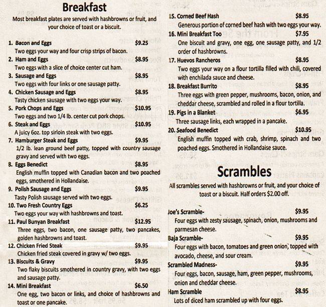 Ellie's Menu, Menu for Ellie's, Marysville, Marysville Urbanspoon/Zomato