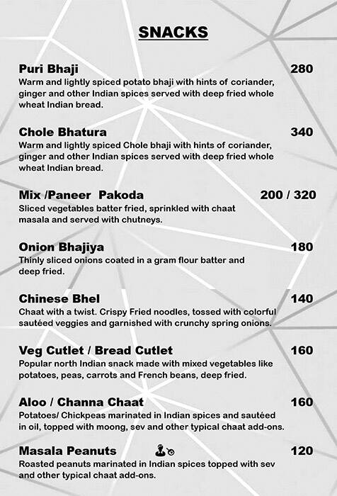 Hotel Dragon fly menu