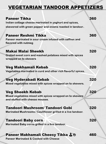 Hotel Dragon fly menu