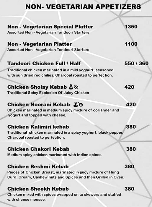 Hotel Dragon fly menu