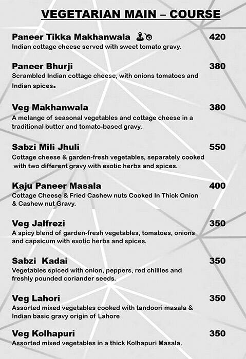 Hotel Dragon fly menu