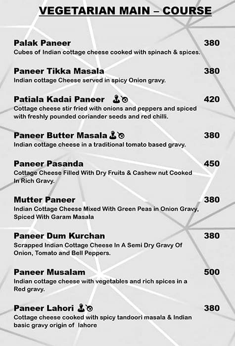 Hotel Dragon fly menu