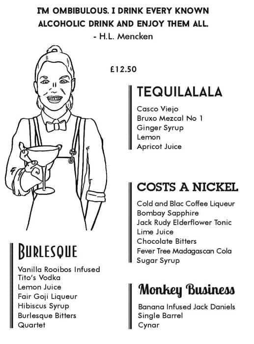 Mash menu