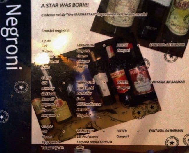 Menu di The Manhattan 