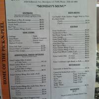 Cat Daddys Cafe Menu Menu For Cat Daddys Cafe Shreveport Shreveport