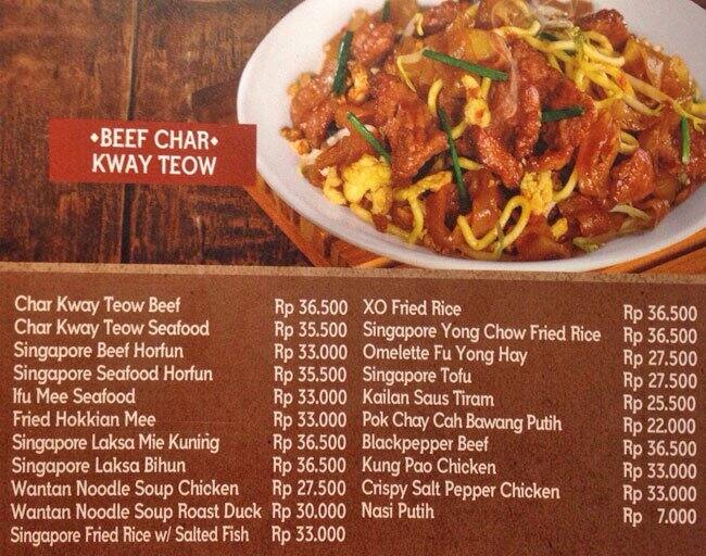 Toa Payoh Menu, Menu for Toa Payoh, Kuningan, Jakarta Zomato Indonesia