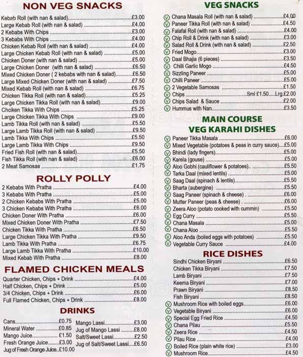 Lahore Flavours Menu, Menu for Lahore Flavours, Wembley, London Zomato UK