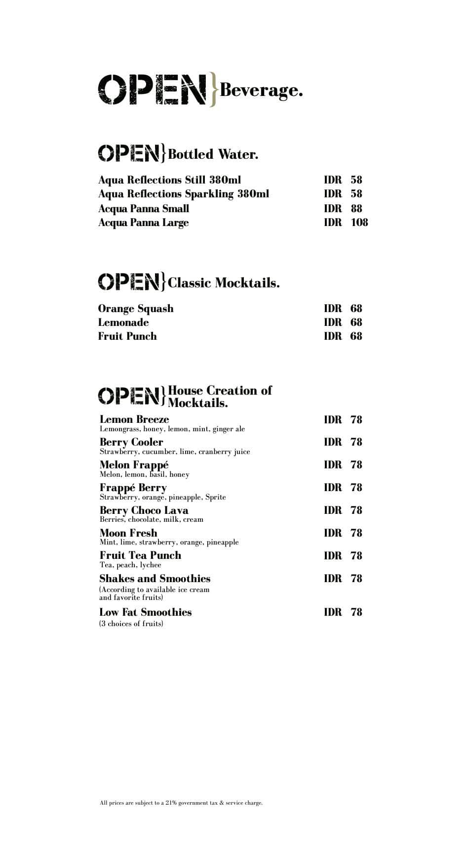 OPEN Restaurant
