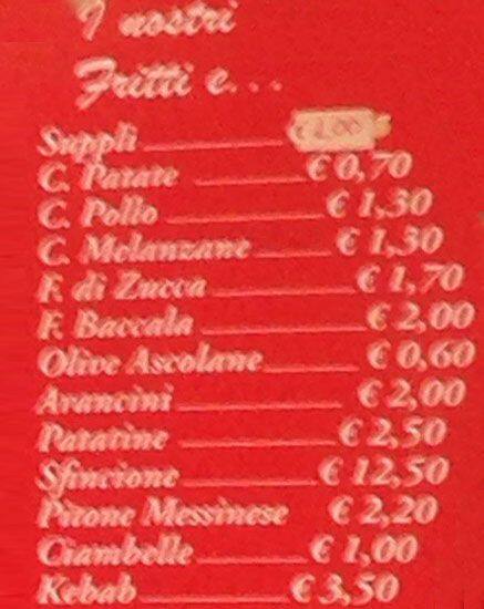 Menu di I Love Pizza 