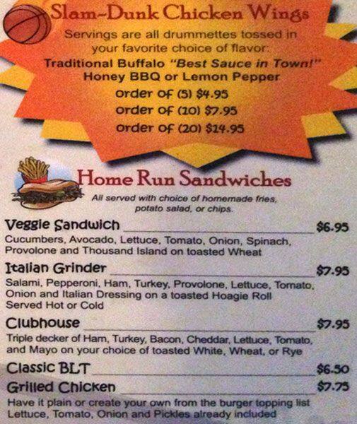 Menu at Stadium Sports Grill pub & bar, Dallas, Belt Line Rd