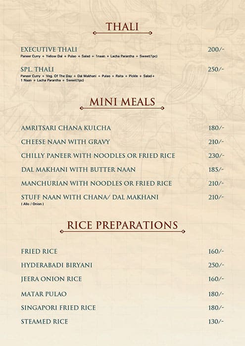 Sharman Jain Sweets menu