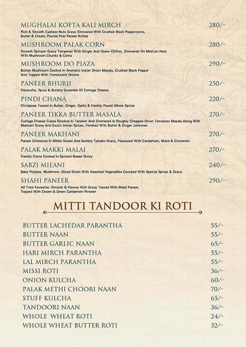 Sharman Jain Sweets menu