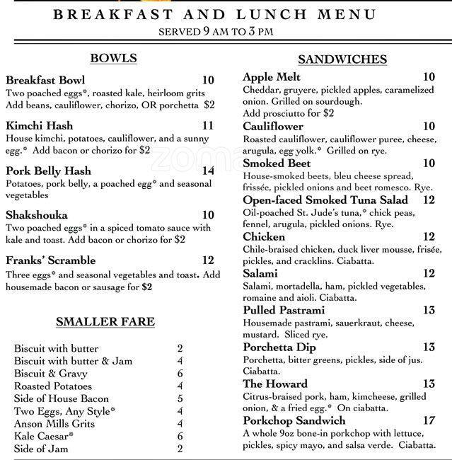 Porkchop & Co. Menu, Menu for Porkchop & Co., Ballard, Seattle Urbanspoon/Zomato