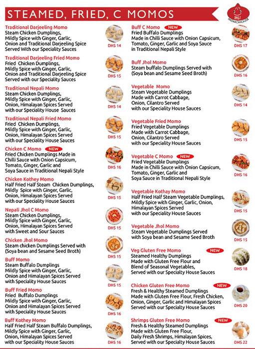 Momo House Menu Menu For Momo House Bu Tina Sharjah Zomato