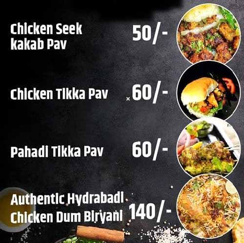 Menu of Baba's Kitchen, Ghorpadi, Pune