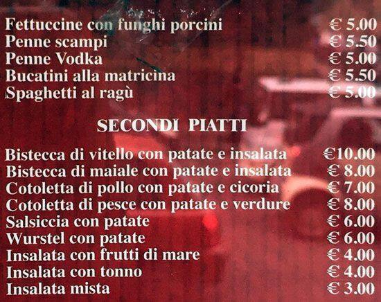 Menu di Xiang Lou 