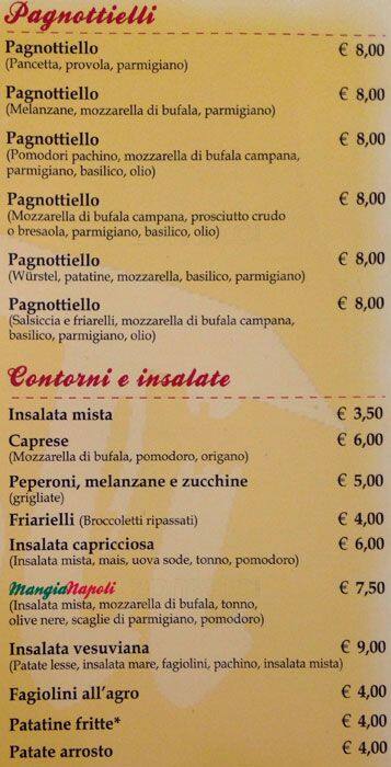 Menu di Mangianapoli Agosta 