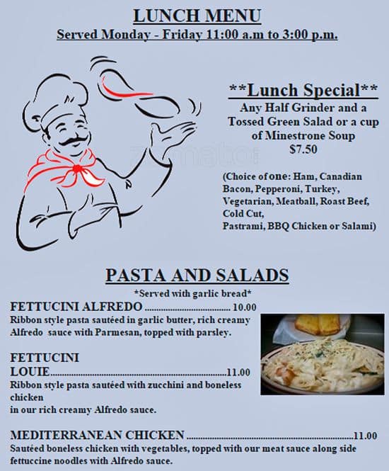 Menu at Athens Pizza & Pasta pizzeria, Auburn