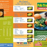 Pollo Tropical Menu Menu For Pollo Tropical Miramar Miami