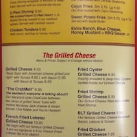 Grilled Cheese And Crab Cake Company Myrtle Beach Sc Grilled Cheese And Crab Cake Company Myrtle Beach Sc