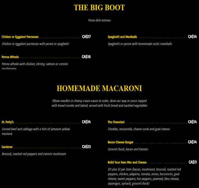 Menu at Broken Gavel pub & bar, Pelham