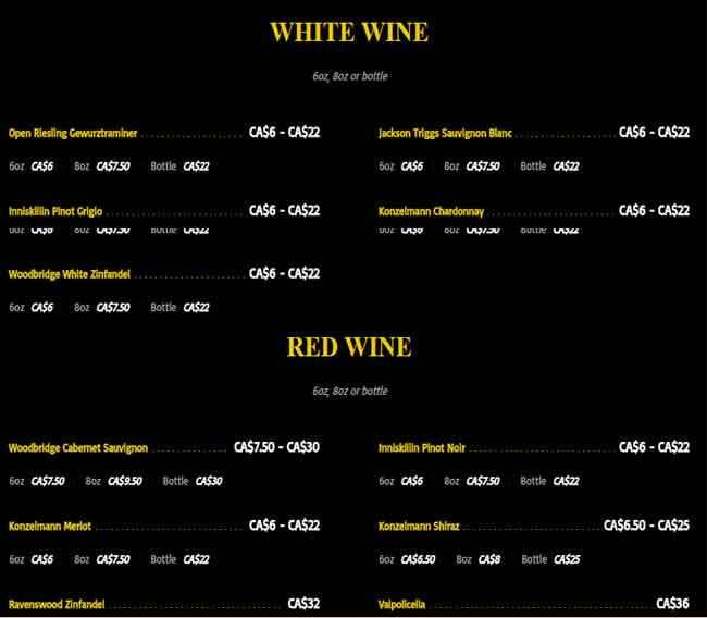 Menu at Broken Gavel pub & bar, Pelham