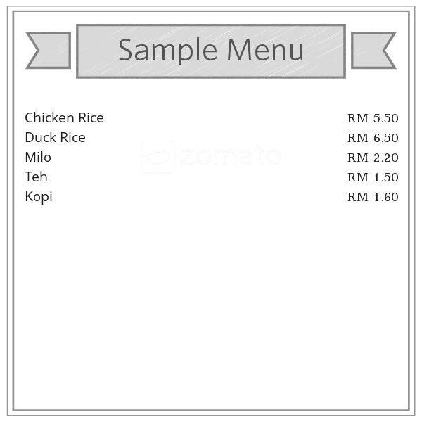 Restoran Setia Alam Menu, Menu for Restoran Setia Alam, Setia Alam