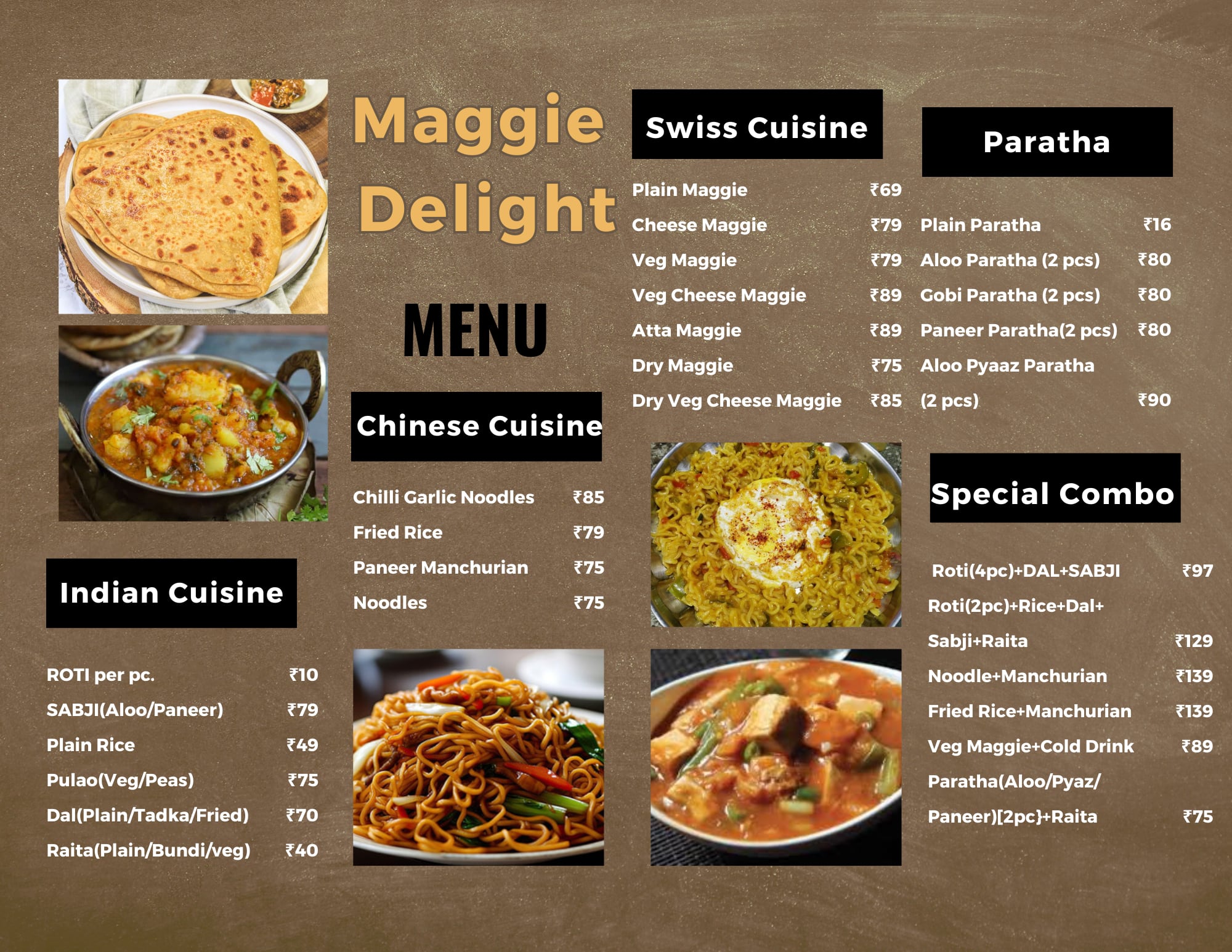 Menu of Maggie Delight, Brookefield, Bangalore