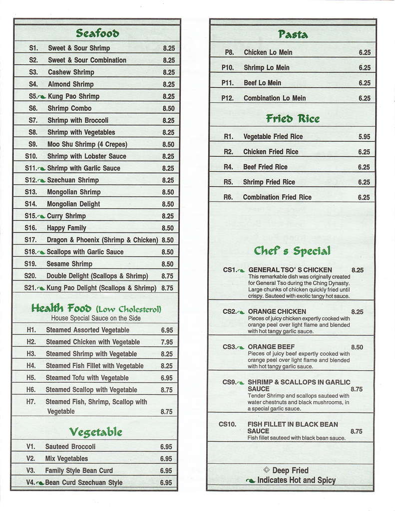 Carta de Z Buffet