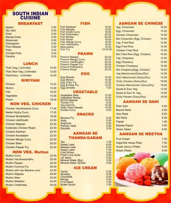 Aangan Restaurant Menu, Menu for Aangan Restaurant, Qusais, Dubai - Zomato
