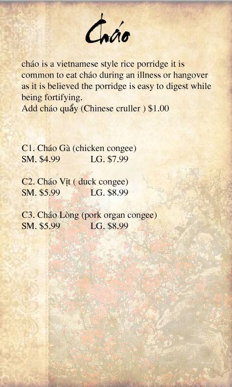 Amazin Asian menu