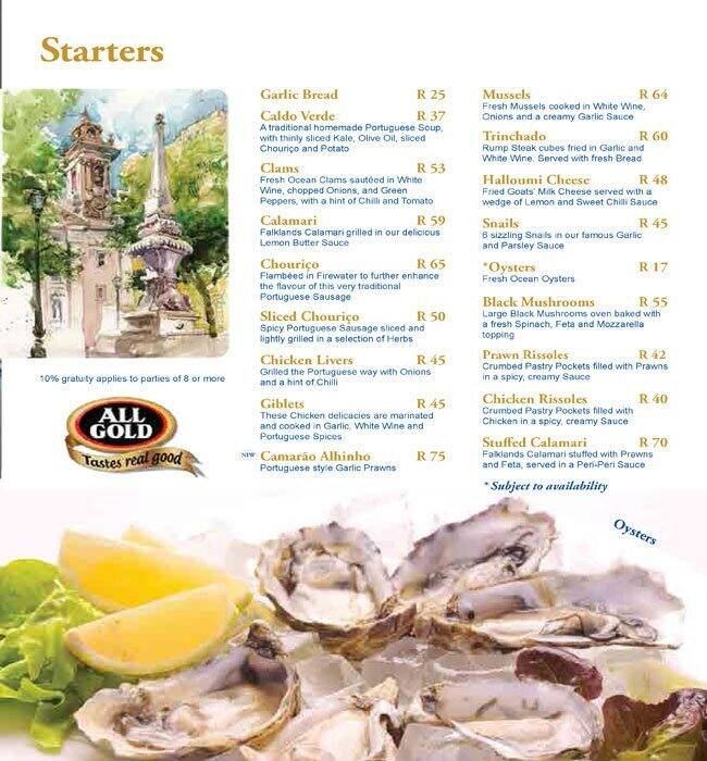 Adega Menu, Menu for Adega, Alberton, Johannesburg South Zomato SA