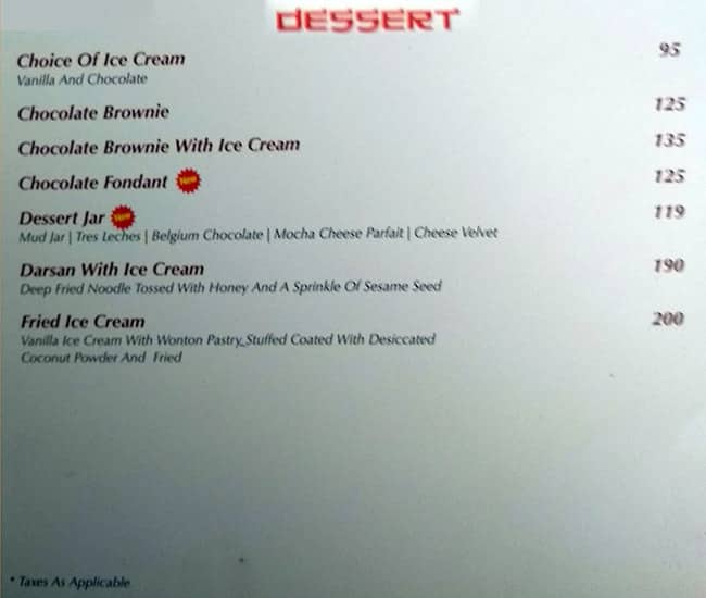 Wang's Kitchen menu