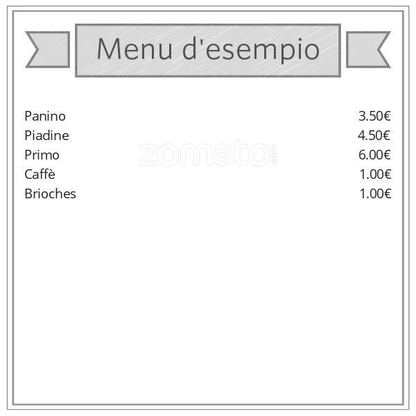 Menu di Dolce Amaro 