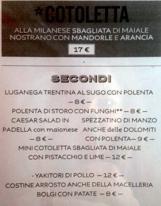 Menu de Anche Ristorante